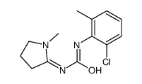 1-(6-Chloro-o-tolyl)-3-(1-methylpyrrolidin-2-ylidene)urea结构式