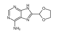 8-(1,3-dioxolan-2-yl)-7H-purin-6-amine Structure