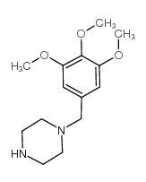 1-[(3,4,5-Trimethoxyphenyl)methyl]piperazine Structure