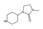 1-Methyl-3-(piperidin-4-yl)imidazolidin-2-one Structure