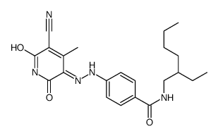 4-[[(5-Cyano-1,2-dihydro-6-hydroxy-4-methyl-2-oxopyridin)-3-yl]azo]-N-(2-ethylhexyl)benzamide picture