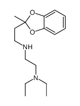 N',N'-diethyl-N-[2-(2-methyl-1,3-benzodioxol-2-yl)ethyl]ethane-1,2-diamine Structure