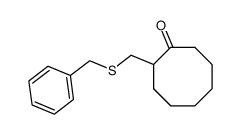 2-((benzylthio)methyl)cyclooctanone结构式