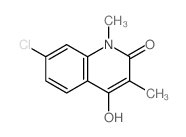7-chloro-2-hydroxy-1,3-dimethyl-quinolin-4-one Structure