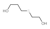3-(2-hydroxyethylsulfanyl)propan-1-ol结构式