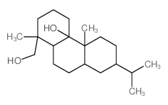 1-(hydroxymethyl)-1,4b-dimethyl-7-propan-2-yl-3,4,5,6,7,8,8a,9,10,10a-decahydro-2H-phenanthren-4a-ol结构式