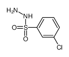 3-chlorobenzenesulfonohydrazide结构式