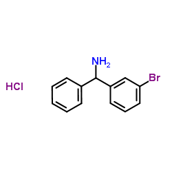 1-(3-Bromophenyl)-1-phenylmethanamine hydrochloride (1:1) Structure