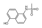 N-(5-Hydroxy-1-naphthalenyl)methanesulfonamide结构式