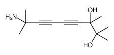 8-amino-2,3,8-trimethylnona-4,6-diyne-2,3-diol结构式