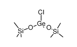 bis(trimethylsiloxy)chloromethylgermane结构式