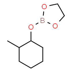2-[(2-Methylcyclohexyl)oxy]-1,3,2-dioxaborolane Structure