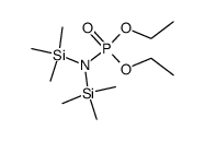 bis-trimethylsilanyl-phosphoramidic acid diethyl ester结构式