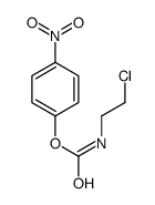 4-nitrophenyl-N-(2-chloroethyl)-N-nitrosocarbamate结构式