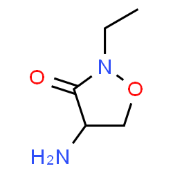 3-Isoxazolidinone,4-amino-2-ethyl-(9CI) Structure