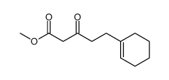 methyl 5-(cyclohex-1-en-1-yl)-3-oxopentanoate结构式