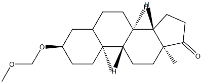 3α-(Methoxymethoxy)androstan-17-one结构式