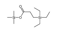 trimethylsilyl 3-triethylsilylpropanoate Structure