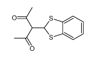 3-(1,3-benzodithiol-2-yl)pentane-2,4-dione结构式