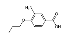 3-amino-4-propoxybenzoic acid structure