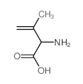 3-Butenoicacid, 2-amino-3-methyl-结构式