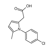 2-[1-(4-chlorophenyl)-5-methylpyrrol-2-yl]acetic acid结构式