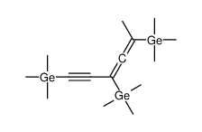 2,4,6-Tris(trimethylgermyl)-2,3-hexadien-5-yne结构式