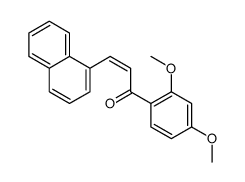 1-(2,4-dimethoxyphenyl)-3-naphthalen-1-ylprop-2-en-1-one Structure