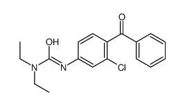 3-(4-benzoyl-3-chlorophenyl)-1,1-diethylurea结构式