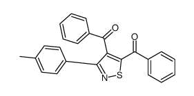 [5-benzoyl-3-(4-methylphenyl)-1,2-thiazol-4-yl]-phenylmethanone结构式