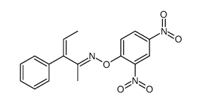 (Z)-3-Phenyl-2-penten-4-anti-ketoxim-2,4-dinitrophenylether结构式