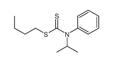butyl N-phenyl-N-propan-2-ylcarbamodithioate Structure