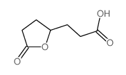 3-(5-oxooxolan-2-yl)propanoic acid结构式