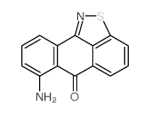7-amino-6h-anthra[9,1-cd][1,2]thiazol-6-one结构式