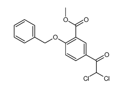 methyl 5-(2,2-dichloroacetyl)-2-phenylmethoxybenzoate Structure