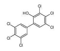 2,3,4-trichloro-6-(3,4,5-trichlorophenyl)phenol Structure