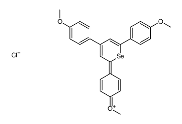 2,4,6-tris(4-methoxyphenyl)selenopyran-1-ium,chloride结构式