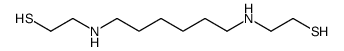 N,N'-Bis(2-mercaptoethyl)-1,6-hexanediamine Structure