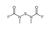 bis(N-methyl-N-fluorocarbonylamino)sulfide结构式