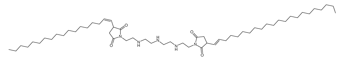 1-[2-[[2-[[2-[[2-[3-(docosenyl)-2,5-dioxo-1-pyrrolidinyl]ethyl]amino]ethyl]amino]ethyl]amino]ethyl]-3-(octadecenyl)pyrrolidine-2,5-dione picture