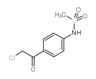 N-[4-(2-CHLOROACETYL)PHENYL]METHANESULFONAMIDE structure