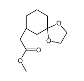 methyl 2-[(7S)-1,4-dioxaspiro[4.5]decan-7-yl]acetate结构式