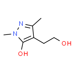 1H-Pyrazole-4-ethanol,5-hydroxy-1,3-dimethyl- structure