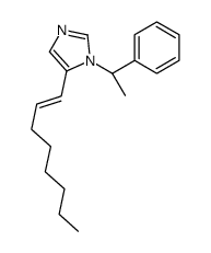 5-oct-1-enyl-1-[(1R)-1-phenylethyl]imidazole Structure
