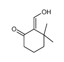 2-(hydroxymethylidene)-3,3-dimethylcyclohexan-1-one Structure