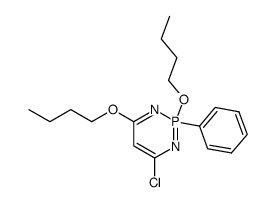 2,4-dibutoxy-6-chloro-2-phenyl-2λ5-[1,3,2]diazaphosphinine Structure