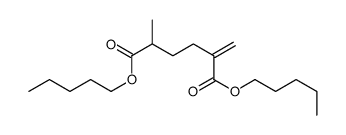 dipentyl 2-methyl-5-methylidenehexanedioate结构式