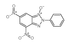 2H-Benzotriazole,4,6-dinitro-2-phenyl-, 1-oxide结构式