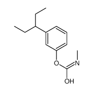 3-(1-Ethylpropyl)phenyl Methylcarbamate结构式