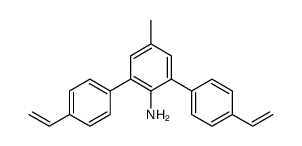 2,6-bis(4-ethenylphenyl)-4-methylaniline结构式